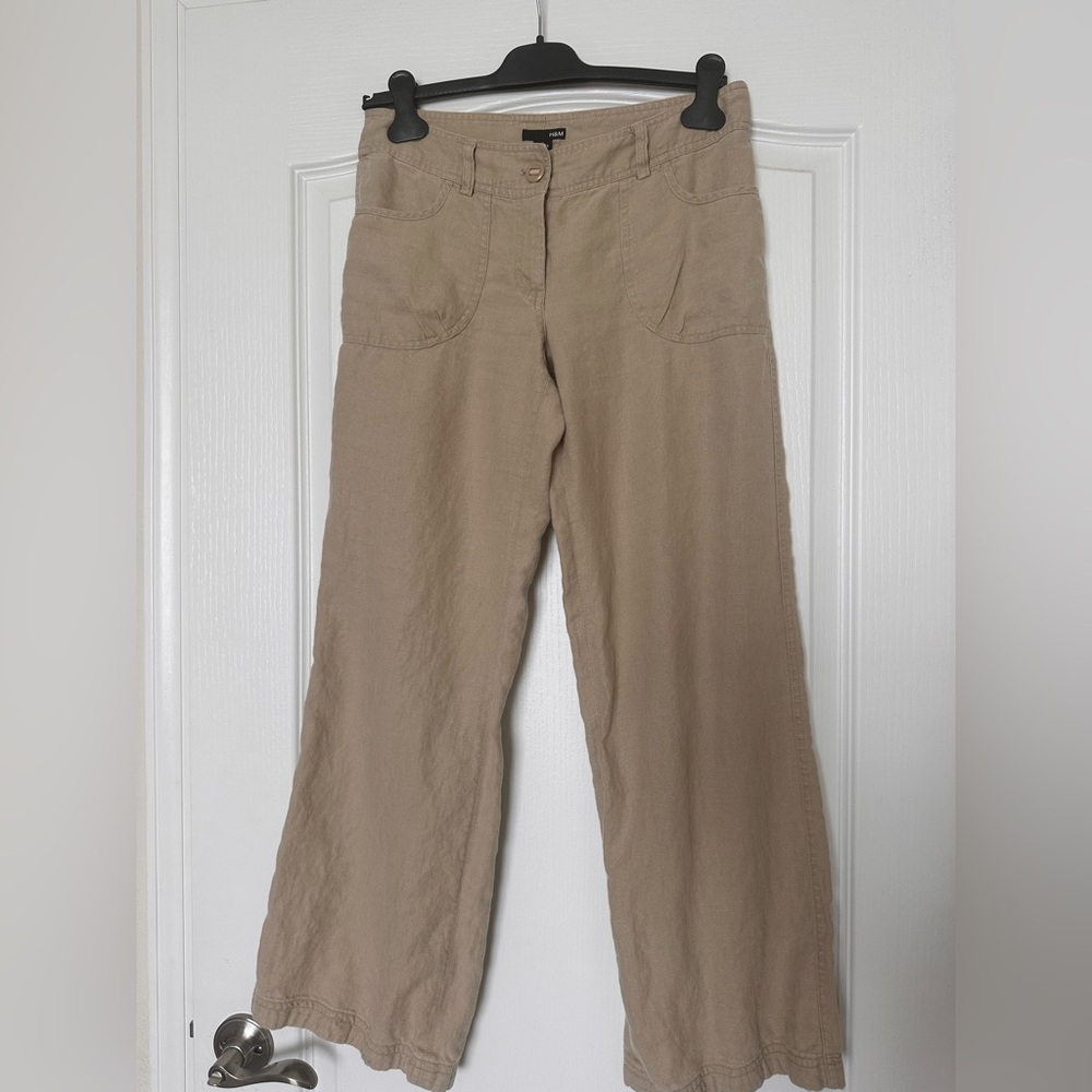 H&M Wide-Leg Linen pants